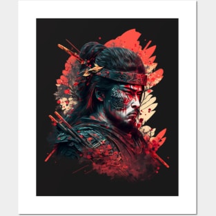 samurai fighter Posters and Art